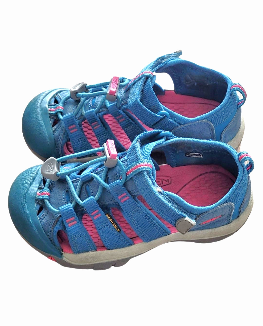 Used Kids Newport Water Sandals by KEEN Little Kids' Size 12-Blue and Pink
