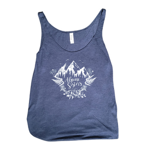 Open image in slideshow, Long Tank: Heather Navy
