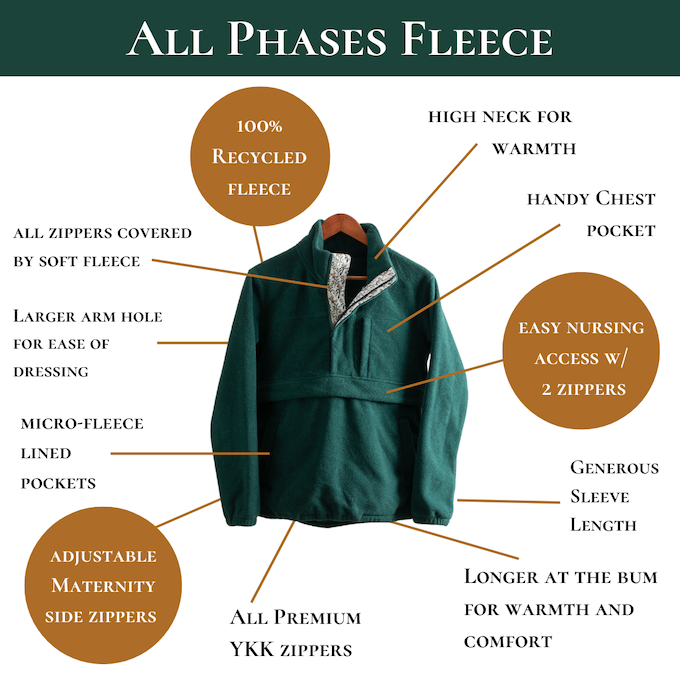 All Phases Fleece-Maternity Sweater