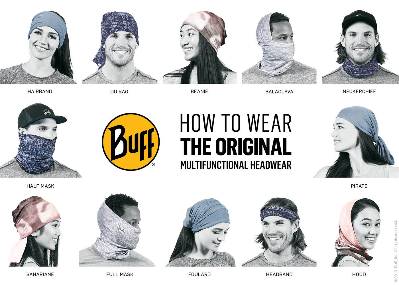 BUFF Multifunctional Headwear Dryflx