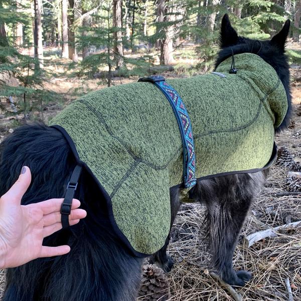 Dog Fleece Jacket—Gray