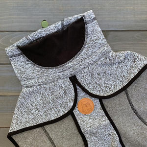 Open image in slideshow, Dog Fleece Jacket—Gray
