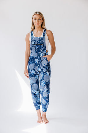 Open image in slideshow, Overall Jumpsuit in Blue Lotus
