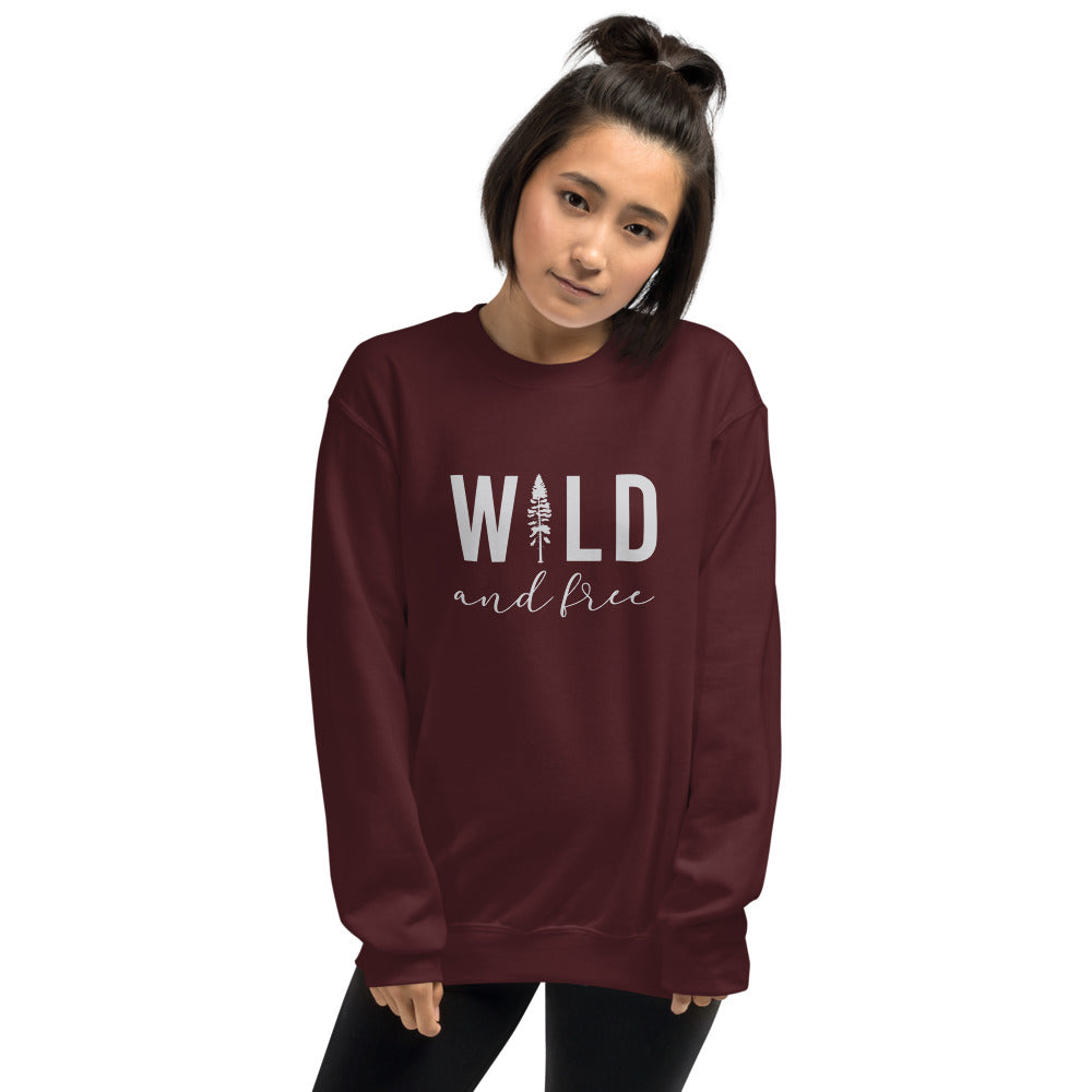 Crewneck Sweatshirt: Wild & Free
